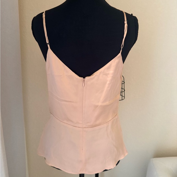 L’AGENCE 100% Silk Cami Tan Sleeveless Top Size Small Elegant Chic - Picture 5 of 8